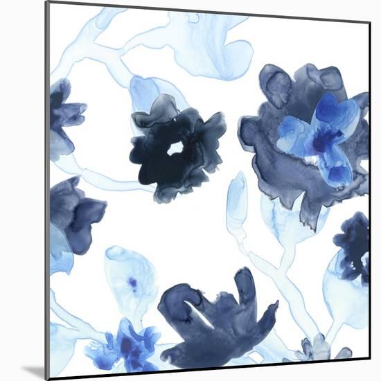 Blue Gossamer Garden III-June Vess-Mounted Art Print