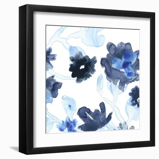 Blue Gossamer Garden III-June Vess-Framed Art Print