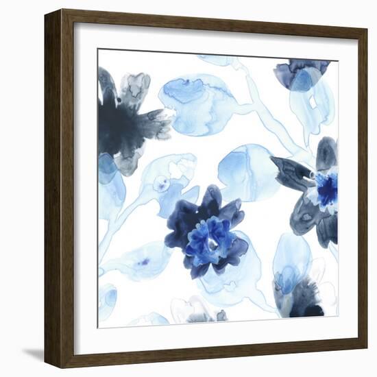 Blue Gossamer Garden IV-June Vess-Framed Art Print