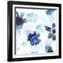 Blue Gossamer Garden IV-June Vess-Framed Art Print