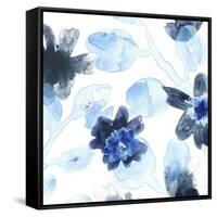 Blue Gossamer Garden IV-June Vess-Framed Stretched Canvas