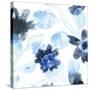 Blue Gossamer Garden IV-June Vess-Stretched Canvas