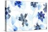 Blue Gossamer Garden V-June Vess-Stretched Canvas