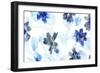 Blue Gossamer Garden V-June Vess-Framed Premium Giclee Print