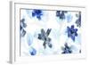 Blue Gossamer Garden V-June Vess-Framed Art Print