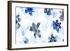 Blue Gossamer Garden V-June Vess-Framed Art Print