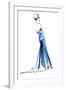 Blue Gown-Johanna Fernihough-Framed Giclee Print