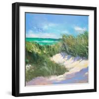 Blue Grass Breeze I-Jane Slivka-Framed Art Print