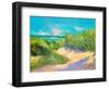 Blue Grass Breeze I-Jane Slivka-Framed Art Print