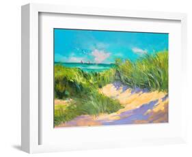 Blue Grass Breeze I-Jane Slivka-Framed Art Print