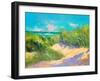 Blue Grass Breeze I-Jane Slivka-Framed Art Print