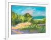 Blue Grass Breeze II-Jane Slivka-Framed Art Print