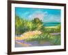 Blue Grass Breeze II-Jane Slivka-Framed Art Print