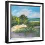 Blue Grass Breeze II-Jane Slivka-Framed Premium Giclee Print