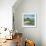 Blue Grass Breeze II-Jane Slivka-Framed Premium Giclee Print displayed on a wall
