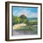 Blue Grass Breeze II-Jane Slivka-Framed Art Print