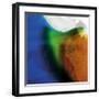 Blue, Green, and Orange Flow, c.2008-Pier Mahieu-Framed Premium Giclee Print