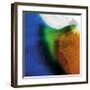 Blue, Green, and Orange Flow, c.2008-Pier Mahieu-Framed Premium Giclee Print