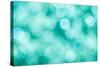 Blue, Green and Turquoise Festive Background-Mila May-Stretched Canvas