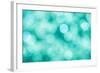 Blue, Green and Turquoise Festive Background-Mila May-Framed Art Print