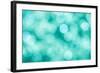 Blue, Green and Turquoise Festive Background-Mila May-Framed Art Print