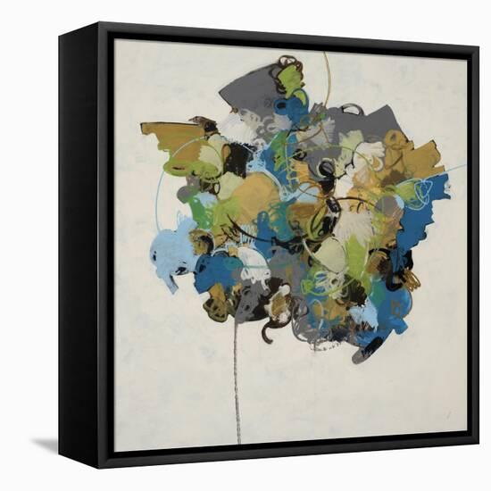 Blue Green Box II-Kari Taylor-Framed Stretched Canvas
