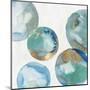 Blue Green Marbles II-PI Studio-Mounted Art Print