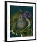 Blue green purple arrangement-null-Framed Art Print