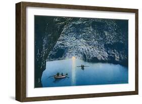 Blue Grotto, Capri, Italy-null-Framed Art Print