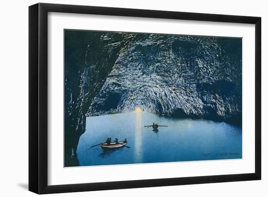 Blue Grotto, Capri, Italy-null-Framed Art Print
