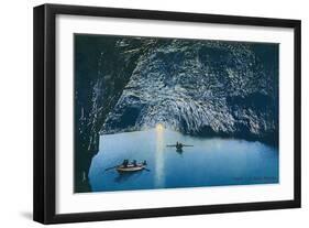 Blue Grotto, Capri, Italy-null-Framed Art Print