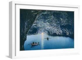 Blue Grotto, Capri, Italy-null-Framed Art Print