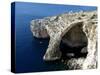 Blue Grotto Near Zurrieq, Malta, Mediterranean, Europe-Hans Peter Merten-Stretched Canvas