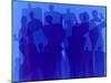 Blue Group-Diana Ong-Mounted Giclee Print