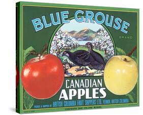 Blue Grouse Canadian Apples-null-Stretched Canvas