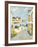 Blue Harbour-Raymond Wintz-Framed Premium Giclee Print