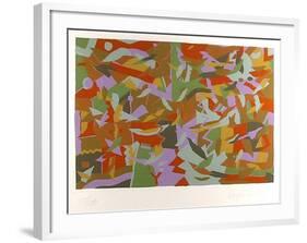 Blue Harmony-Douglas Leichten-Framed Limited Edition