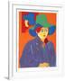 Blue Hat-John Grillo-Framed Limited Edition