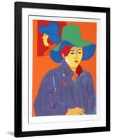 Blue Hat-John Grillo-Framed Limited Edition