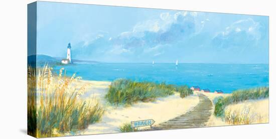 Blue Haven Bay I-Hazel Barker-Stretched Canvas