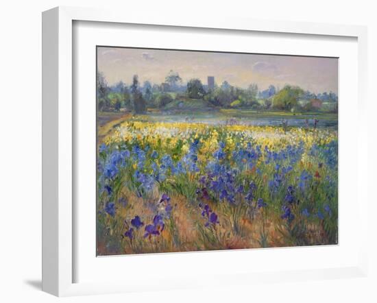 Blue Haze at Burgate, 1993-Timothy Easton-Framed Giclee Print