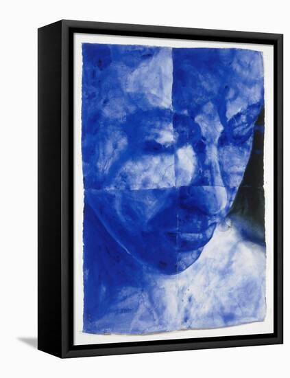 Blue Head 3-Graham Dean-Framed Stretched Canvas