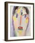 Blue Head; Kopf in Blau, 1918-Alexej Von Jawlensky-Framed Giclee Print