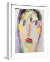 Blue Head; Kopf in Blau, 1918-Alexej Von Jawlensky-Framed Giclee Print