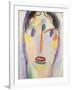 Blue Head; Kopf in Blau, 1918-Alexej Von Jawlensky-Framed Premium Giclee Print