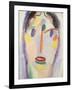 Blue Head; Kopf in Blau, 1918-Alexej Von Jawlensky-Framed Premium Giclee Print