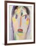 Blue Head; Kopf in Blau, 1918-Alexej Von Jawlensky-Framed Giclee Print