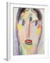 Blue Head; Kopf in Blau, 1918-Alexej Von Jawlensky-Framed Giclee Print