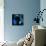 Blue Headphones-GI ArtLab-Giclee Print displayed on a wall