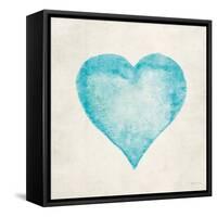 Blue Heart-Morgan Yamada-Framed Stretched Canvas